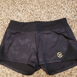 Virus Black Camo Flex Shorts